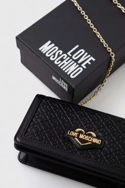 Γυναικεία Τσάντες χειρός Τσάντα συμπλέκτη Love Moschino μαύρο -Love Moschino Κατάστημα unnamed file 1063