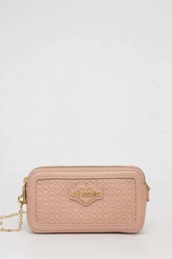 Γυναικεία Τσάντες χειρός Τσάντα συμπλέκτη Love Moschino μπεζ