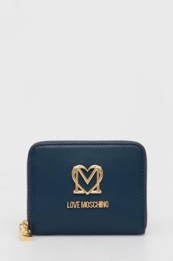 Γυναικεία Πορτοφόλια Πορτοφόλι Love Moschino ναυτικό μπλε