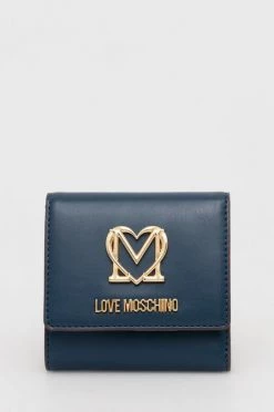 Γυναικεία Πορτοφόλια Πορτοφόλι Love Moschino ναυτικό μπλε