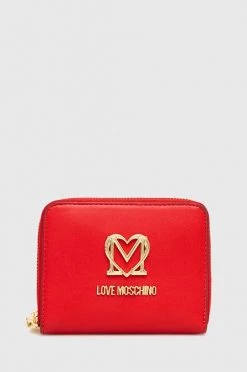 Γυναικεία Πορτοφόλια Πορτοφόλι Love Moschino κόκκινο