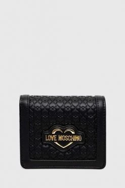 Γυναικεία Πορτοφόλια Πορτοφόλι Love Moschino μαύρο