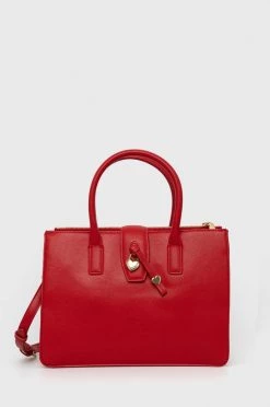 Γυναικεία Τσάντες Shopper και Tote Τσάντα Love Moschino κόκκινο