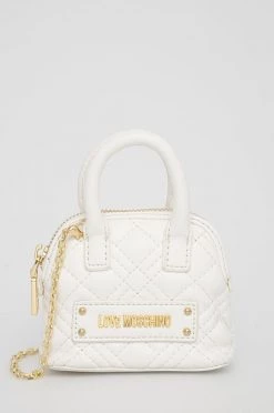 Γυναικεία Τσάντες χειρός Τσάντα συμπλέκτη Love Moschino άσπρο