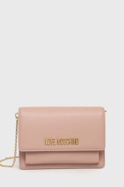 Γυναικεία Τσάντες χιαστί Τσάντα Love Moschino ροζ