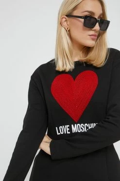 Γυναικεία Φορέματα Φόρεμα Love Moschino μαύρο, -Love Moschino Κατάστημα unnamed file 128