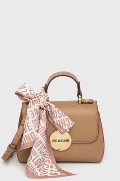 Γυναικεία Τσάντες χιαστί Τσάντα Love Moschino καφέ