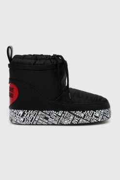 Γυναικεία Μπότες χιονιού Love Moschino μαύρο