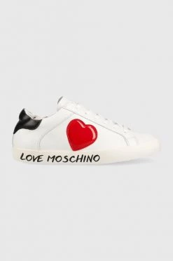 Γυναικεία Sneakers Αθλητικά Love Moschino άσπρο