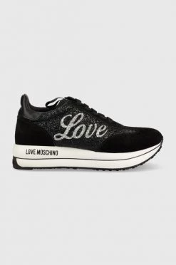 Γυναικεία Sneakers Αθλητικά Love Moschino μαύρο