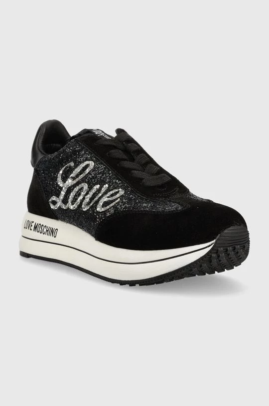 Γυναικεία Sneakers Αθλητικά Love Moschino μαύρο 2 Γυναικεία Sneakers Αθλητικά Love Moschino μαύρο - Image 2