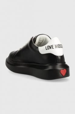 Γυναικεία Sneakers Δερμάτινα αθλητικά παπούτσια Love Moschino μαύρο -Love Moschino Κατάστημα unnamed file 147