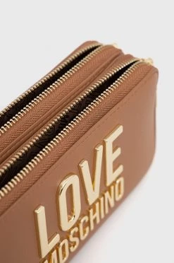 Γυναικεία Τσάντες χειρός Τσάντα συμπλέκτη Love Moschino καφέ -Love Moschino Κατάστημα unnamed file 1500