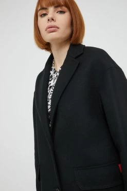 Γυναικεία Παλτά Μάλλινο παλτό Love Moschino μαύρο, -Love Moschino Κατάστημα unnamed file 1529