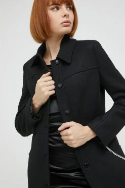 Γυναικεία Παλτά Μάλλινο παλτό Love Moschino μαύρο, -Love Moschino Κατάστημα unnamed file 1535