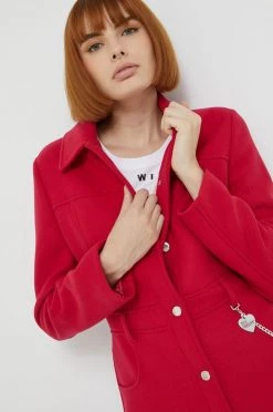 Γυναικεία Παλτά Μάλλινο παλτό Love Moschino κόκκινο, -Love Moschino Κατάστημα unnamed file 1541