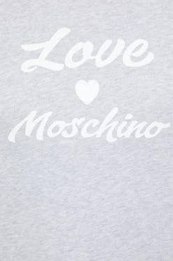 Γυναικεία Χωρίς φερμουάρ Βαμβακερή μπλούζα Love Moschino χρώμα: γκρι, -Love Moschino Κατάστημα unnamed file 1547