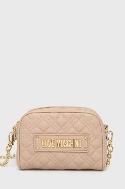 Γυναικεία Τσάντες χιαστί Τσάντα Love Moschino μπεζ