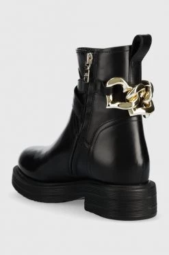 Γυναικεία Μποτάκια Δερμάτινες μπότες Love Moschino χρώμα: μαύρο, -Love Moschino Κατάστημα unnamed file 1595