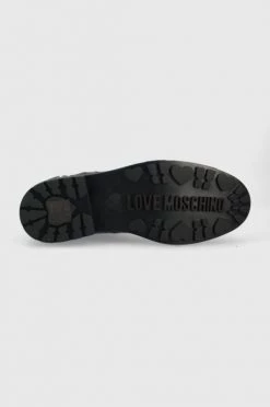 Γυναικεία Μποτάκια Δερμάτινα Workers Love Moschino μαύρο, -Love Moschino Κατάστημα unnamed file 1617