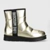 Γυναικεία Μπότες χιονιού Love Moschino χρυσαφί