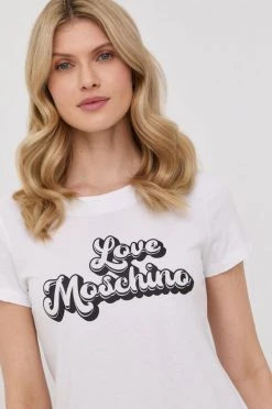 Γυναικεία Φορέματα Βαμβακερό φόρεμα Love Moschino άσπρο, -Love Moschino Κατάστημα unnamed file 1670