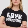 Γυναικεία Κοντομάνικο Μπλουζάκι Love Moschino μαύρο