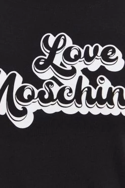 Γυναικεία Φορέματα Βαμβακερό φόρεμα Love Moschino μαύρο, -Love Moschino Κατάστημα unnamed file 1681