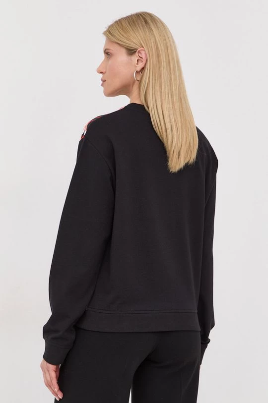 Γυναικεία Χωρίς φερμουάρ Βαμβακερή μπλούζα Love Moschino χρώμα: μαύρο, 3 Γυναικεία Χωρίς φερμουάρ Βαμβακερή μπλούζα Love Moschino χρώμα: μαύρο, - Image 3