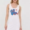 Γυναικεία Φορέματα Βαμβακερό φόρεμα Love Moschino άσπρο,