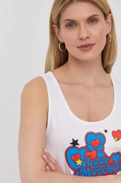 Γυναικεία Φορέματα Βαμβακερό φόρεμα Love Moschino άσπρο, -Love Moschino Κατάστημα unnamed file 1695