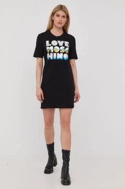 Γυναικεία Φορέματα Φόρεμα Love Moschino μαύρο,