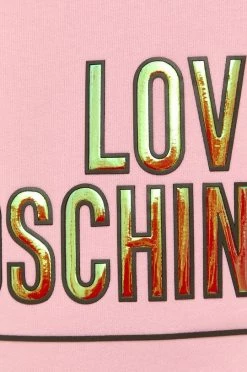 Γυναικεία Χωρίς φερμουάρ Βαμβακερή μπλούζα Love Moschino χρώμα: ροζ, -Love Moschino Κατάστημα unnamed file 1722