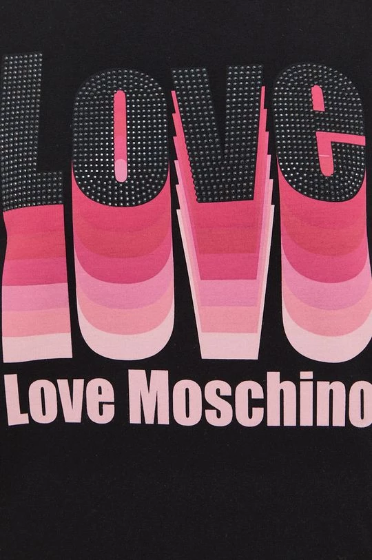 Γυναικεία Χωρίς φερμουάρ Μπλούζα Love Moschino χρώμα: μαύρο, 5 Γυναικεία Χωρίς φερμουάρ Μπλούζα Love Moschino χρώμα: μαύρο, - Image 5