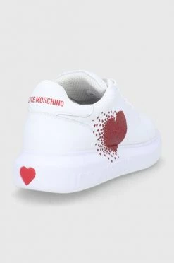 Γυναικεία Sneakers Love Moschino - Δερμάτινα παπούτσια Love Moschino - Δερμάτινα παπούτσια λευκό -Love Moschino Κατάστημα unnamed file 1785