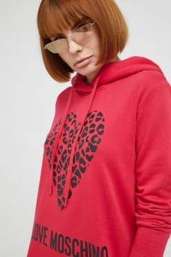 Γυναικεία Φορέματα Βαμβακερό φόρεμα Love Moschino κόκκινο, -Love Moschino Κατάστημα unnamed file 184