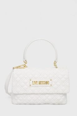 Γυναικεία Τσάντες χιαστί Τσάντα Love Moschino άσπρο