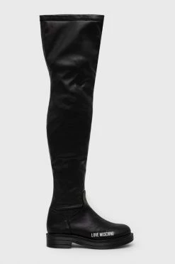 Γυναικεία Μπότες Love Moschino μαύρο,