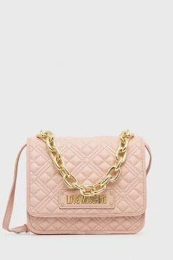 Γυναικεία Τσάντες χιαστί Τσάντα Love Moschino ροζ