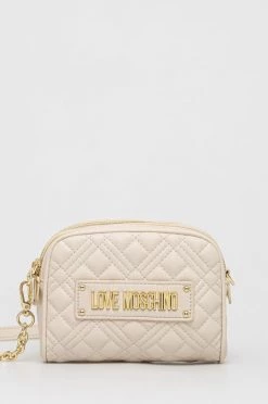 Γυναικεία Τσάντες χιαστί Τσάντα Love Moschino μπεζ