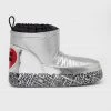 Γυναικεία Μπότες χιονιού Love Moschino ασημί