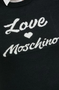 Γυναικεία Χωρίς φερμουάρ Μάλλινο πουλόβερ Love Moschino χρώμα: μαύρο, -Love Moschino Κατάστημα unnamed file 2056