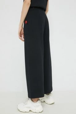 Γυναικεία Υφασμάτινα Βαμβακερό παντελόνι Love Moschino μαύρο, -Love Moschino Κατάστημα unnamed file 2059