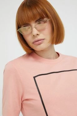 Γυναικεία Κοντομάνικο Βαμβακερό μπλουζάκι Love Moschino ροζ -Love Moschino Κατάστημα unnamed file 2073