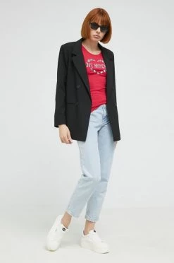 Γυναικεία Κοντομάνικο Μπλουζάκι Love Moschino κόκκινο -Love Moschino Κατάστημα unnamed file 2101