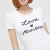 Γυναικεία Κοντομάνικο Μπλουζάκι Love Moschino άσπρο