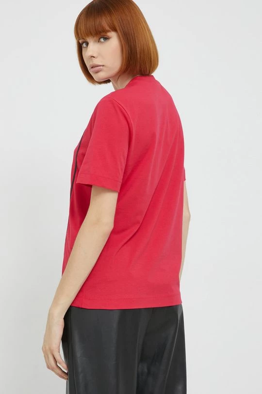 Γυναικεία Κοντομάνικο Βαμβακερό μπλουζάκι Love Moschino κόκκινο 3 Γυναικεία Κοντομάνικο Βαμβακερό μπλουζάκι Love Moschino κόκκινο - Image 3