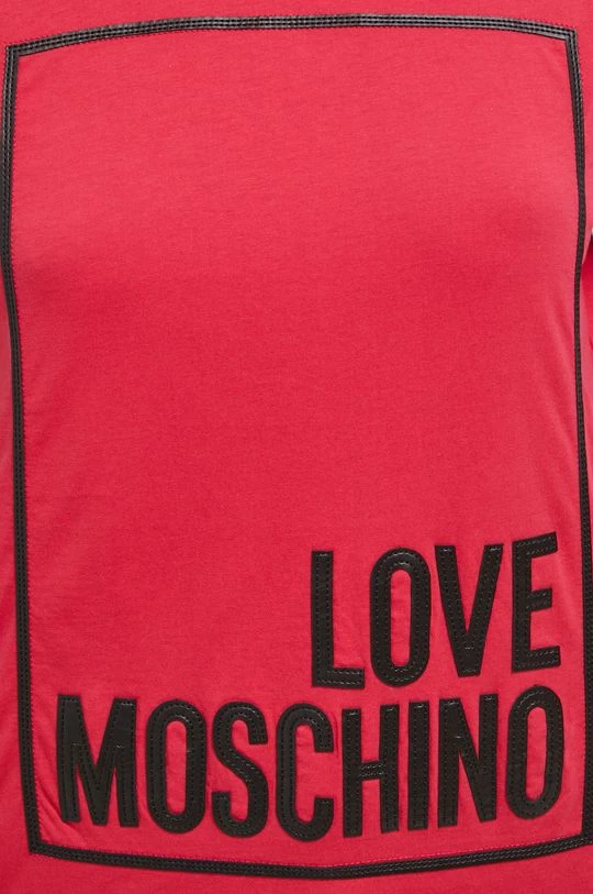 Γυναικεία Κοντομάνικο Βαμβακερό μπλουζάκι Love Moschino κόκκινο 5 Γυναικεία Κοντομάνικο Βαμβακερό μπλουζάκι Love Moschino κόκκινο - Image 5