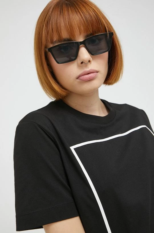 Γυναικεία Κοντομάνικο Βαμβακερό μπλουζάκι Love Moschino μαύρο 4 Γυναικεία Κοντομάνικο Βαμβακερό μπλουζάκι Love Moschino μαύρο - Image 4