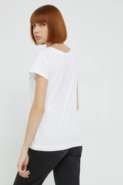 Γυναικεία Κοντομάνικο Βαμβακερό μπλουζάκι Love Moschino άσπρο -Love Moschino Κατάστημα unnamed file 2137